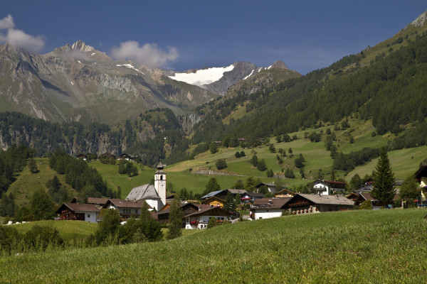 Virgental: Prägraten a panorama Rötspitze